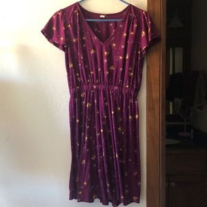 dress, above knee length